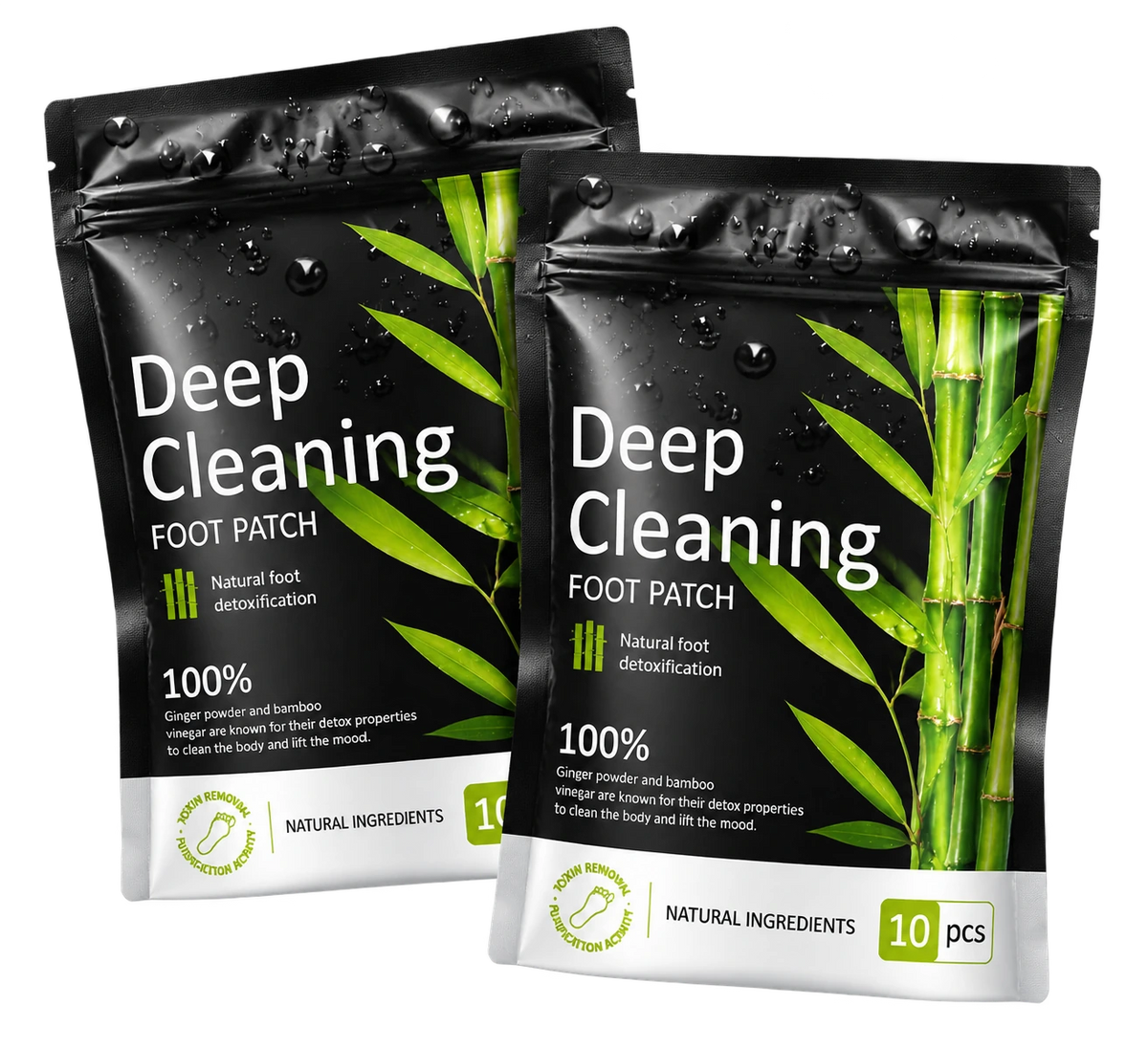 🌿 Deep Cleaning Foot Patches – Natural-Inspired Overnight Foot Care ✨