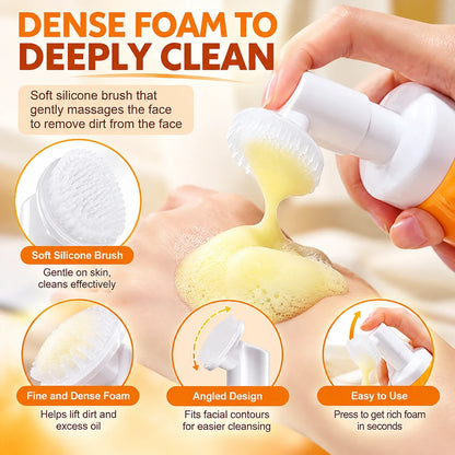 Turmeric Facial Cleansing Mousse – Gentle Daily Face Wash