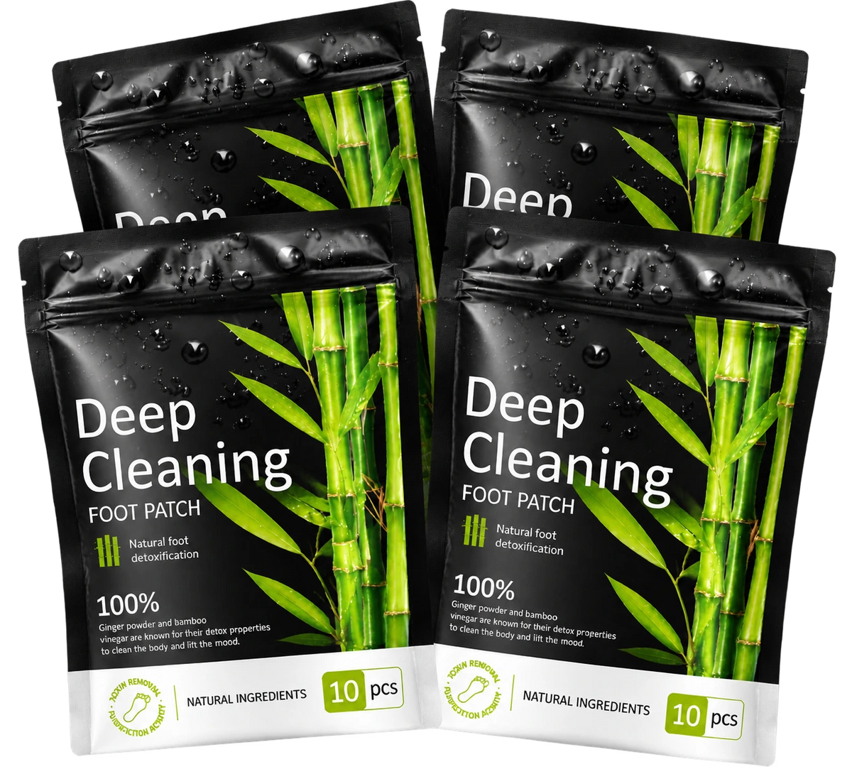🌿 Deep Cleaning Foot Patches – Natural-Inspired Overnight Foot Care ✨