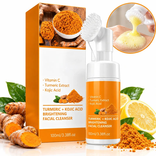 Turmeric Facial Cleansing Mousse – Gentle Daily Face Wash