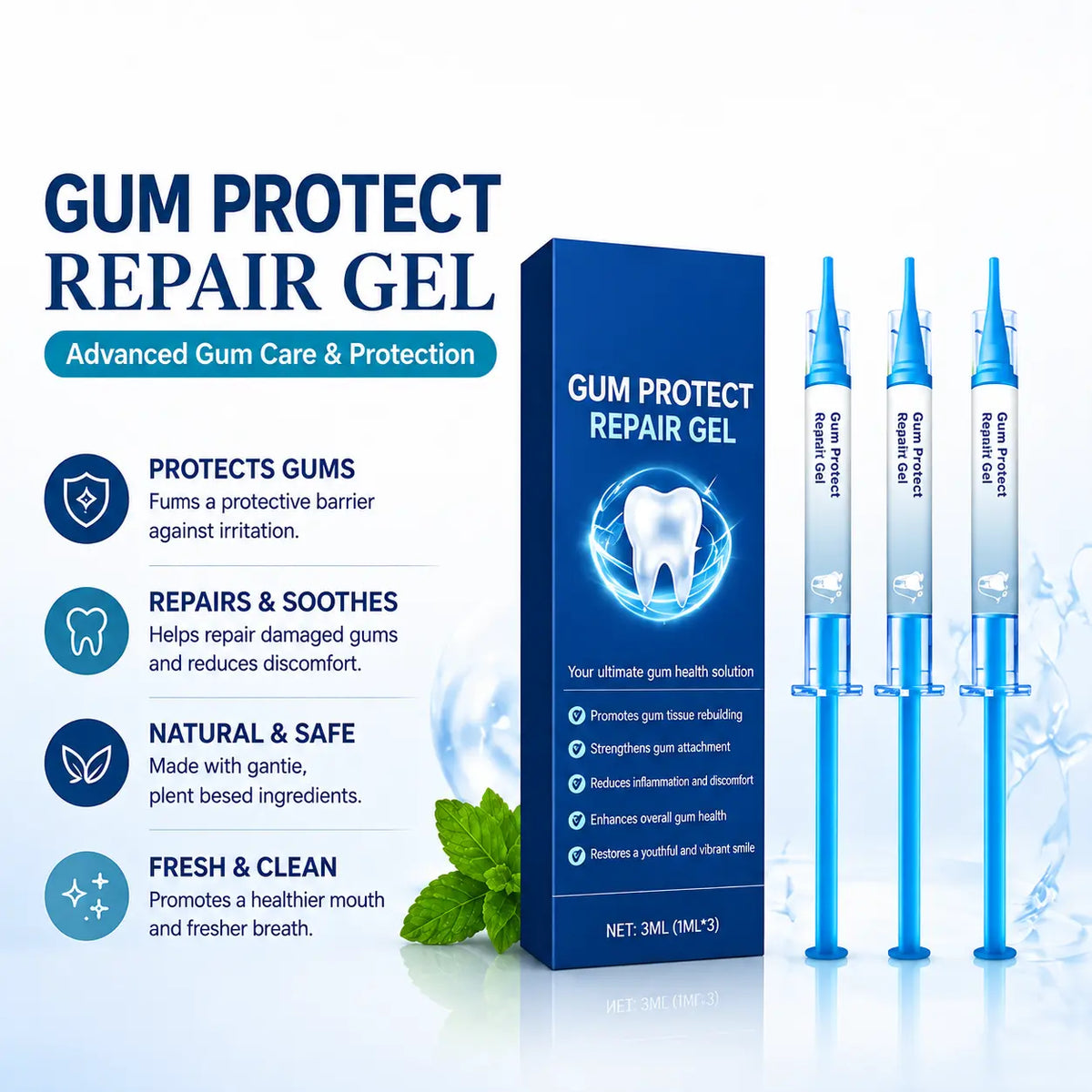 Gum Protect Repair Gel – Advanced Oral Care Solution for Healthier Gums & a Confident Smile