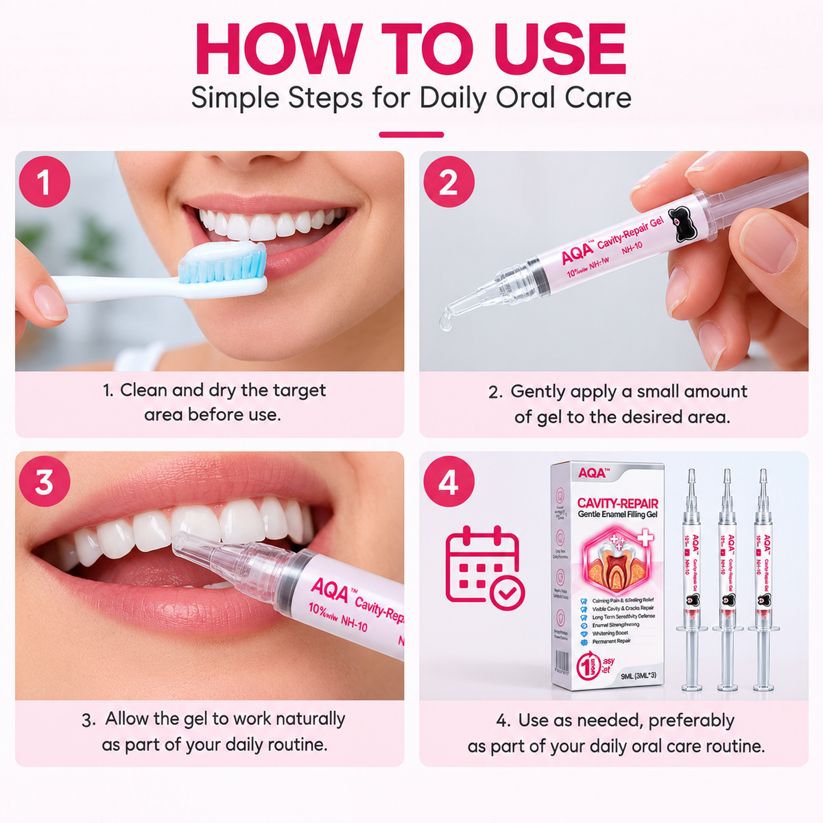 Enamel Care Gel for Sensitive Teeth