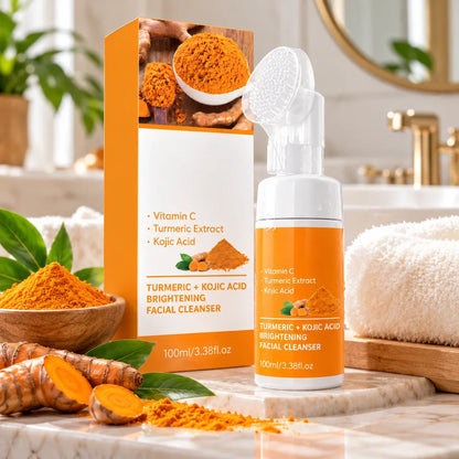 Turmeric Facial Cleansing Mousse – Gentle Daily Face Wash